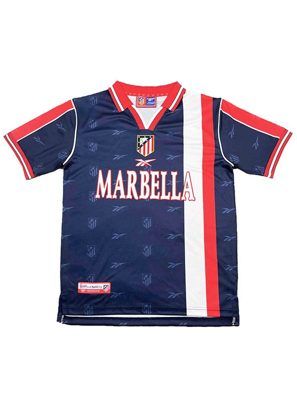 Atlético de Madrid maillot de football rétro extérieur de l'pour homme modèle vintage 1998-1999